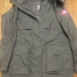 Canada Goose Black Performance Jacket Weather-Resistant Hooded